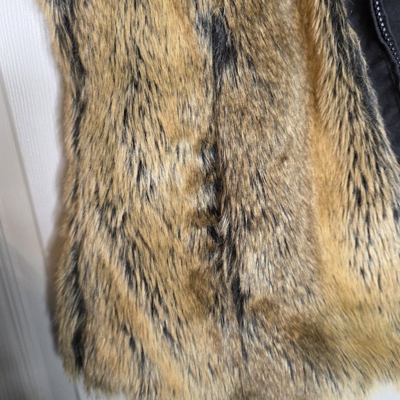 Outback Trading Company Womens Vest Sz XL Faux Fur Reversible With Pockets Black - Picture 4 of 14